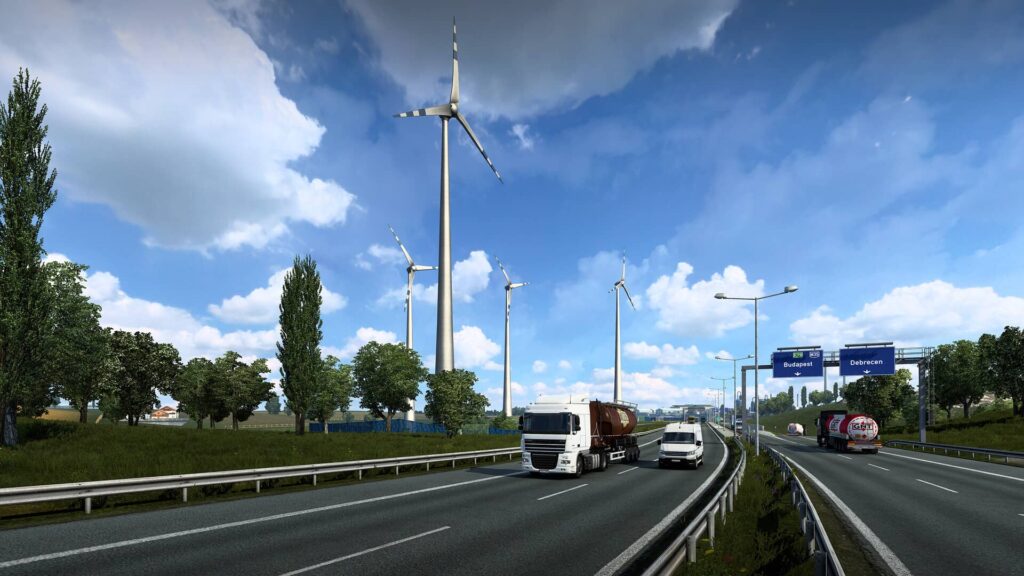 ETS2 Going East! - větrné elektrárny