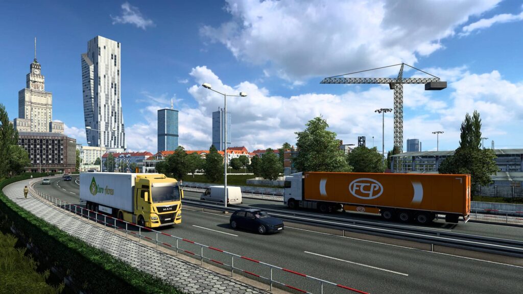 ETS2 Going East! - vjezd do města