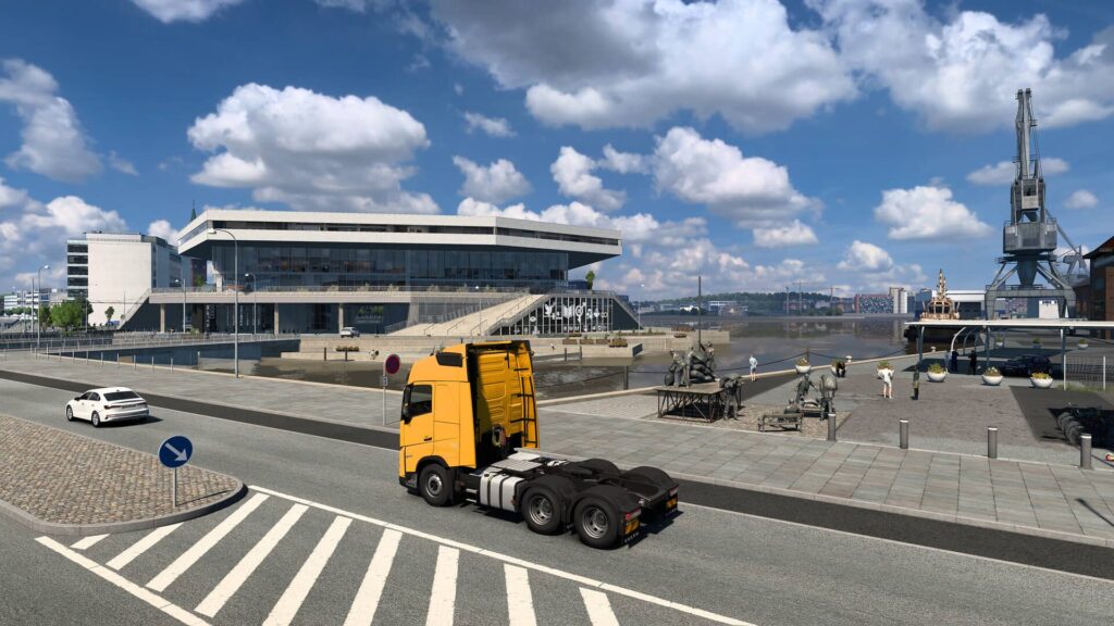 ETS2 Scandinavia - zajímavá budova