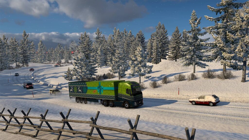 ETS2 Wonders of Winterland 2025 - doprava
