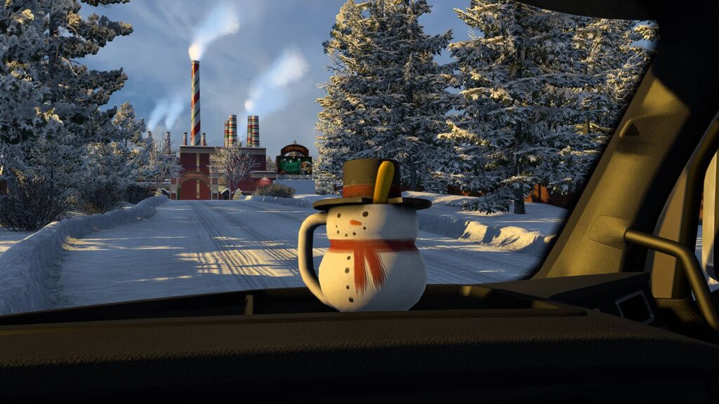 ETS2 Wonders of Winterland 2025 - továrna na čokoládu