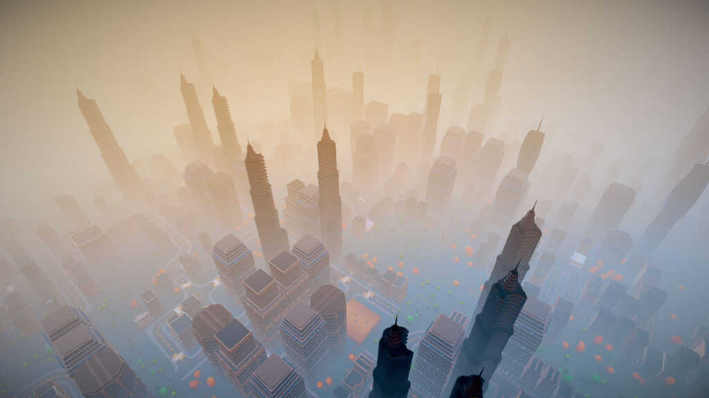 Heart of the Machine - město v mlze