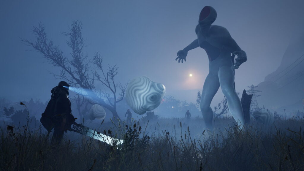 Hell is Us - všimněte si rozšíření čepele