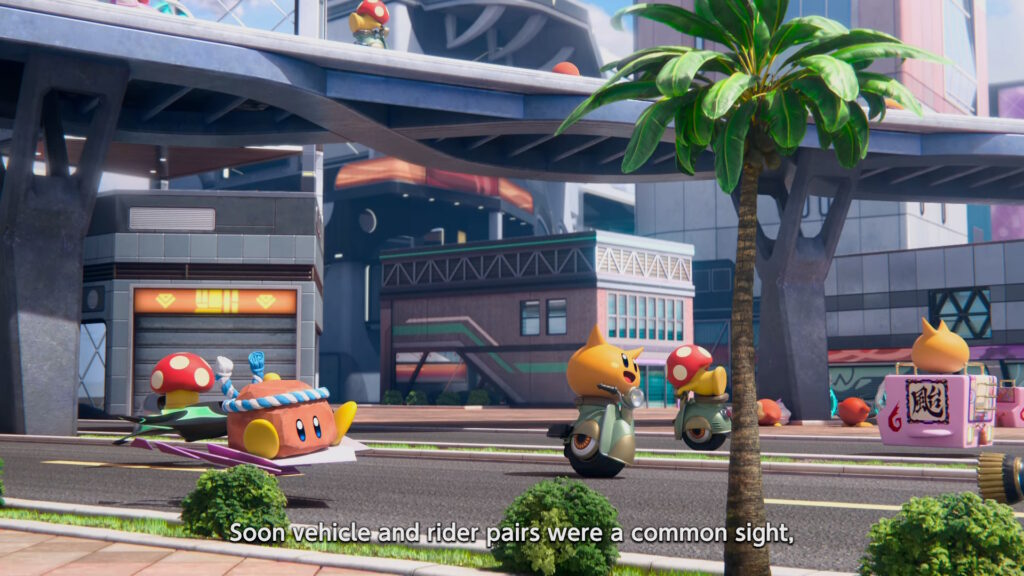 Kirby Air Riders - herní město