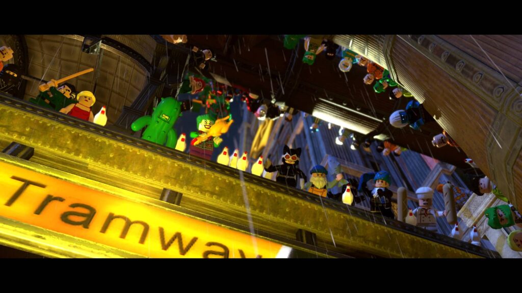 LEGO DC Super-Villains - déšť