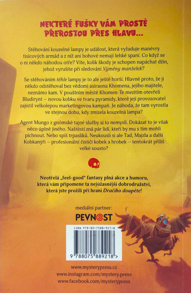 Léčky, lampy, labyrinty - zadní strana