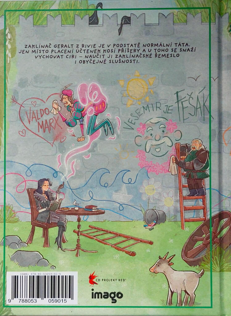 Malá Zaklínačka - zadní strana