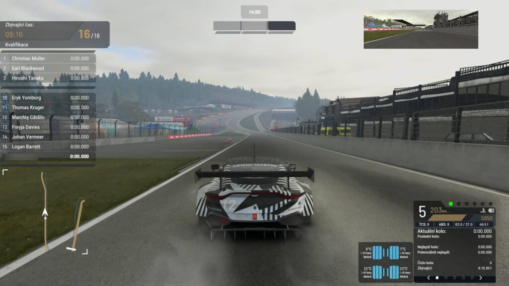 Project Motor Racing - trať Spa-Francorchamps