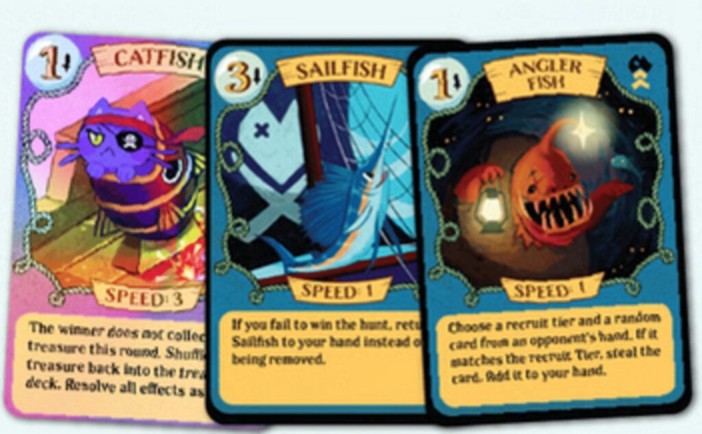 Small Fishes Seas the Booty - karty ryb