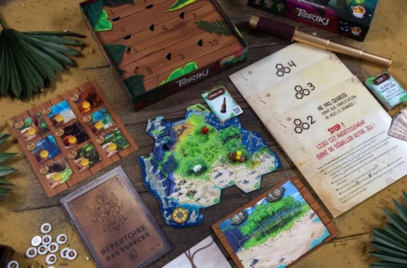 Toriki - herní plán a komponenty