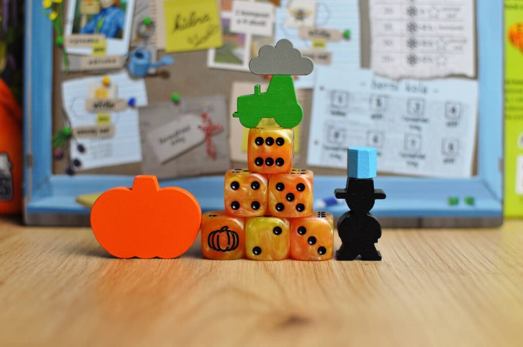 Už to roste - kostky a ukazatelé ve hře