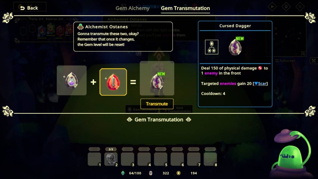 Vivid World - transmutace