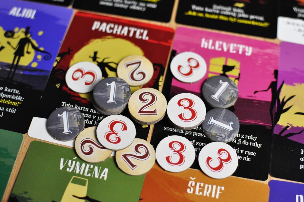 Vražda v Sídle Stínů - žetony bodů