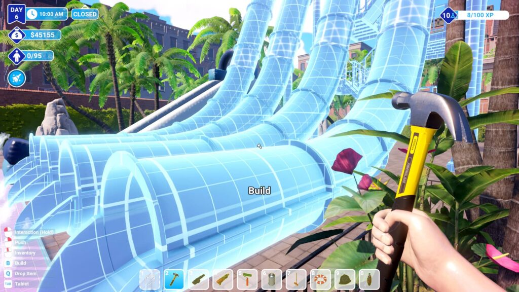 Waterpark Simulator - stavění