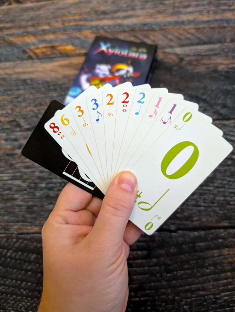 Xylotara - obdržené karty setřídíte podle hodnot