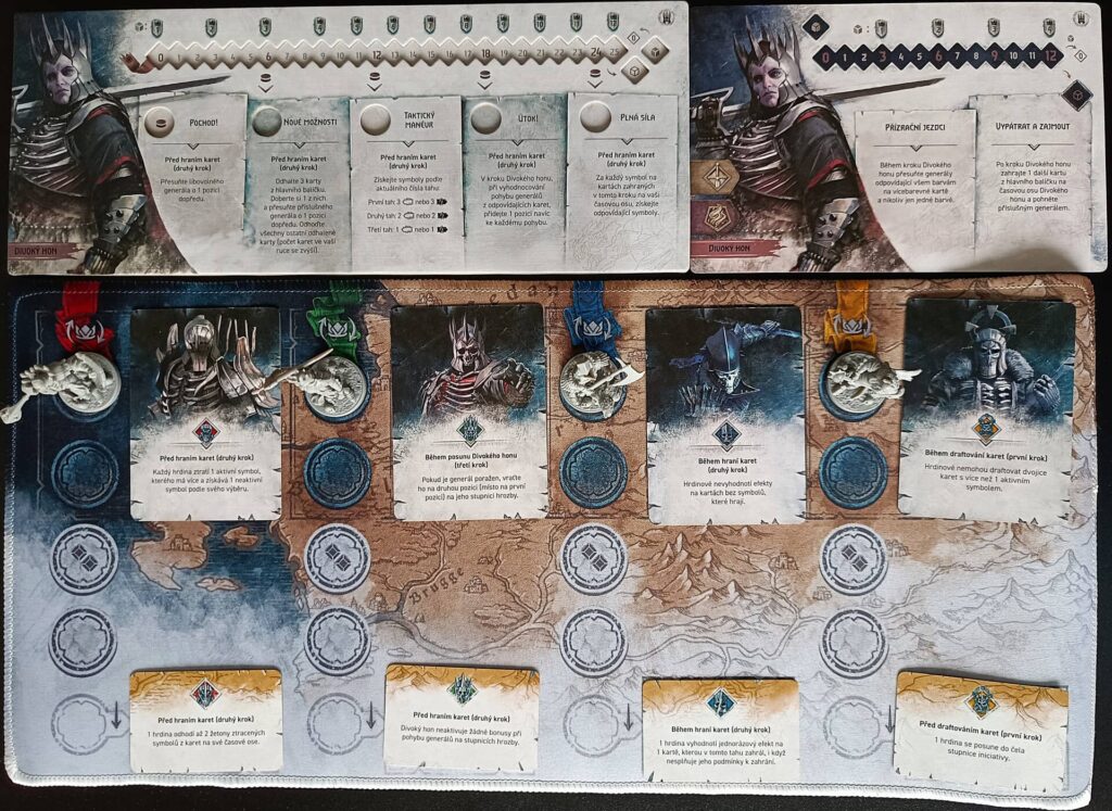 Zaklínač Cesta osudu - rozšíření Divoký hon - desky Divokého Honu