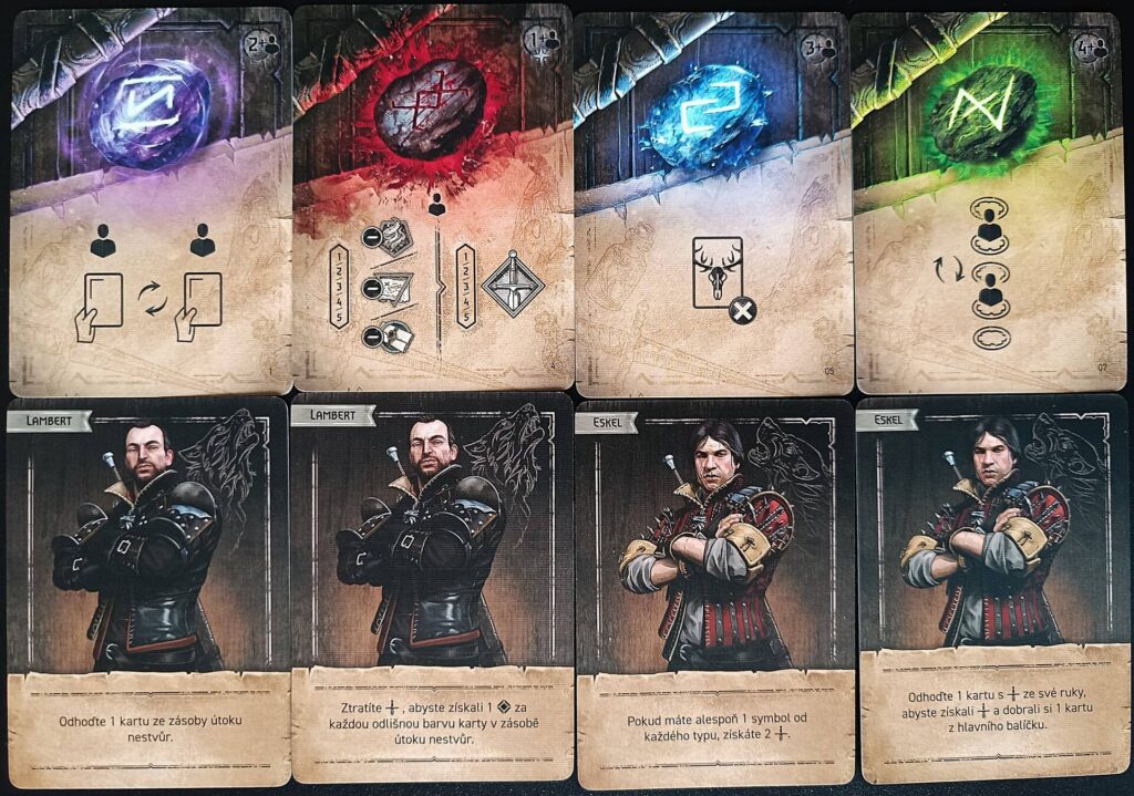 Zaklínač Cesta osudu - rozšíření Legendární nestvůry - karty run