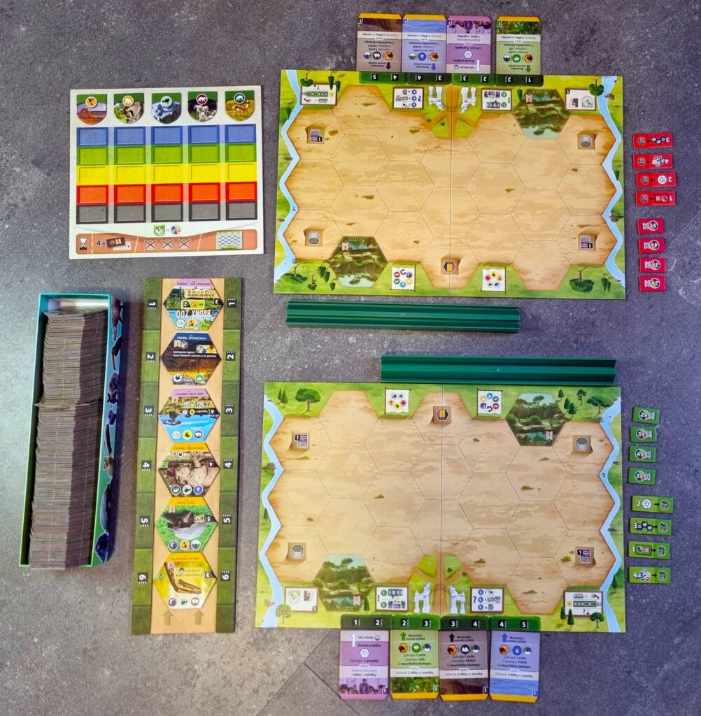 Archa Eden - příprava hry dvou hráčů