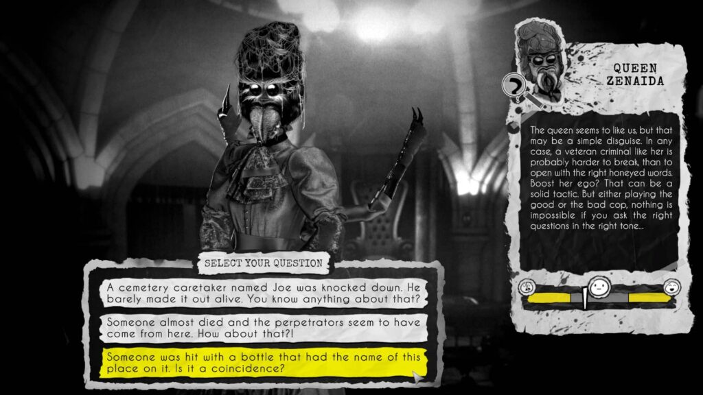 Chicken Police – Výslech