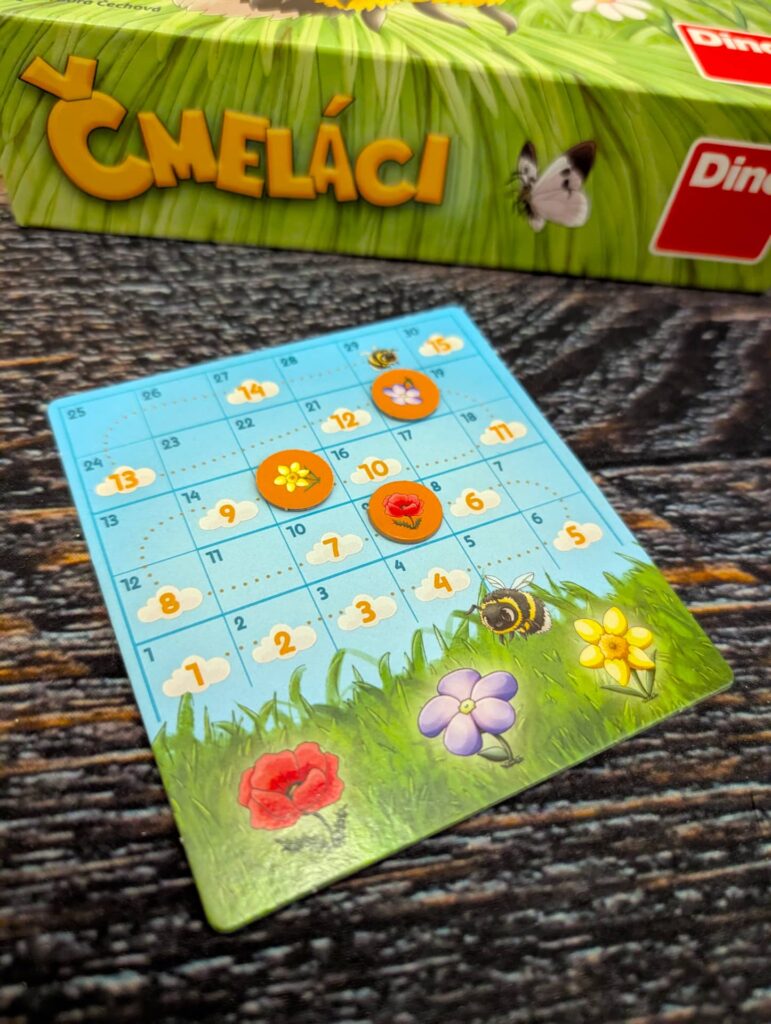 Čmeláci - bodování na konci partie