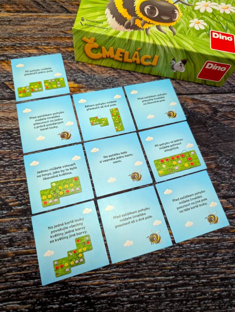 Čmeláci - karty událostí