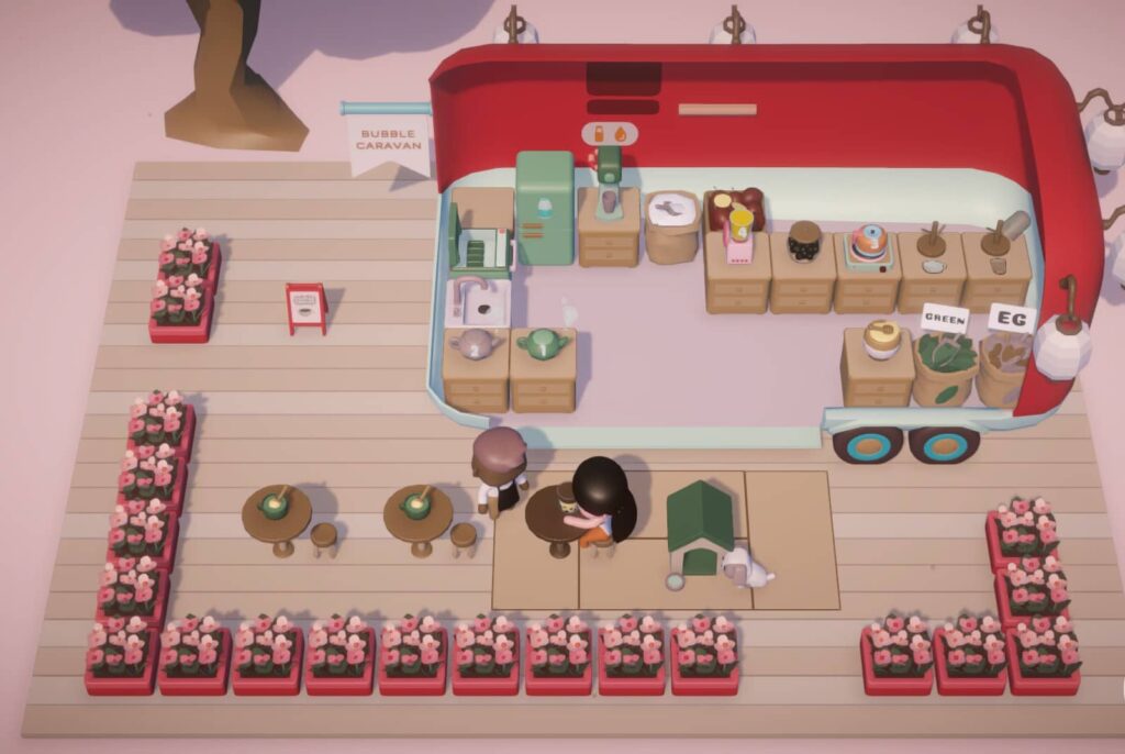 Coffee Caravan - červený karavan