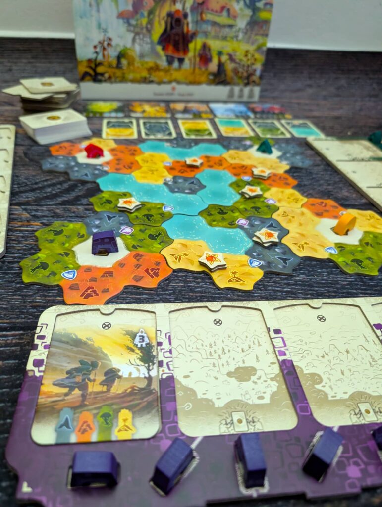 Dewan - na začátku partie je každý v jiném koutě mapy