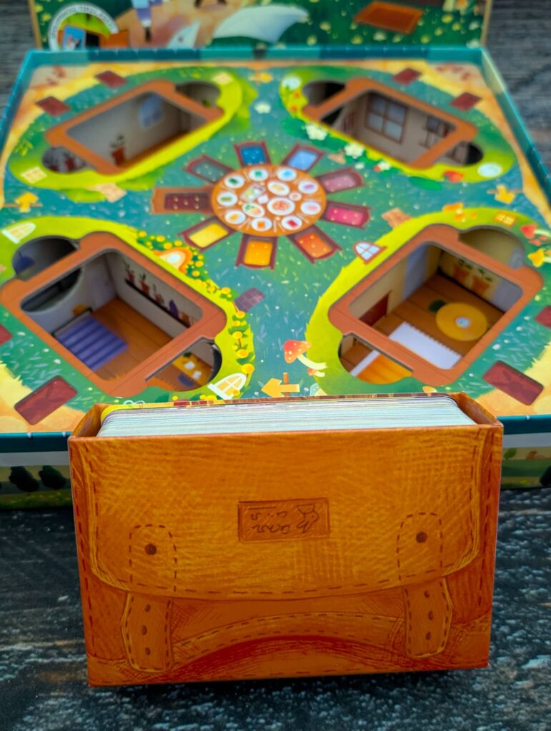 Dixit Kids - brašna poštmistra vypadá jako pravá zezadu