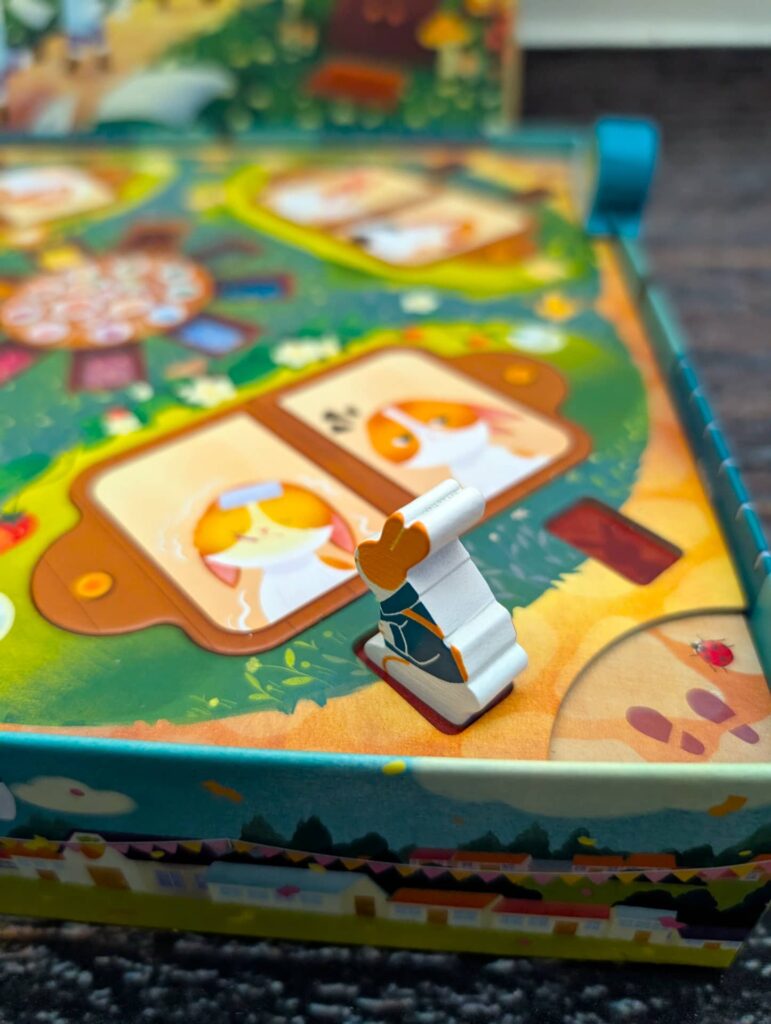 Dixit Kids - poštmistr si vždy vybere jednoho ze dvou králíků