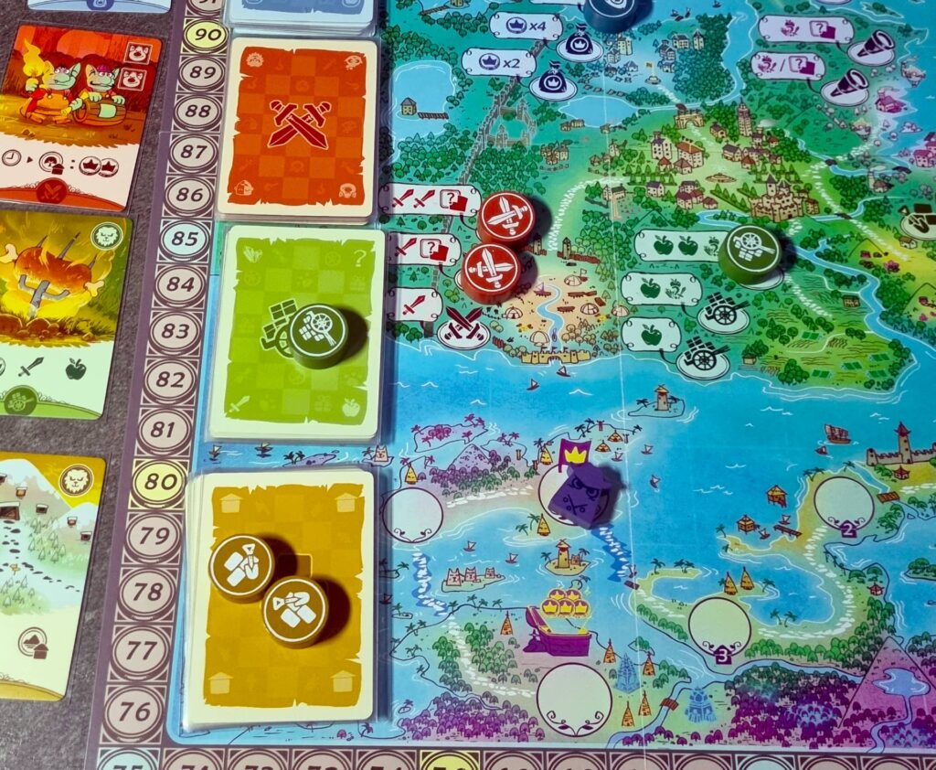 Dobrodruzi Navorie - průběh hry