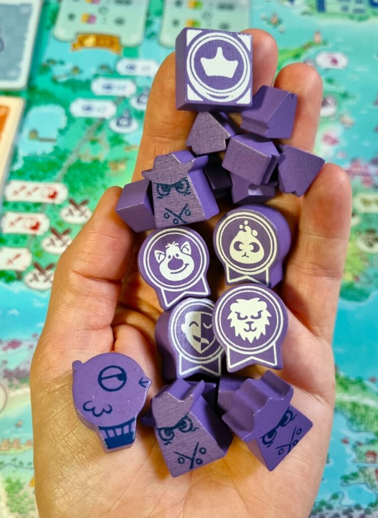 Dobrodruzi Navorie - žetony hráče