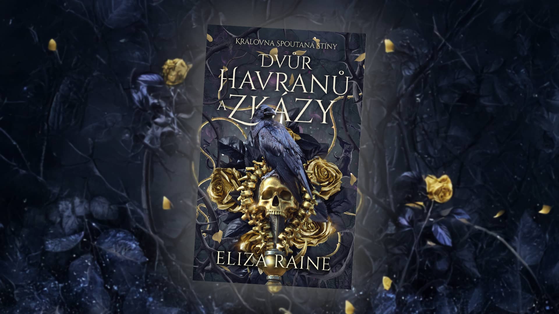 Dvůr havranů a zkázy - titulka knihy