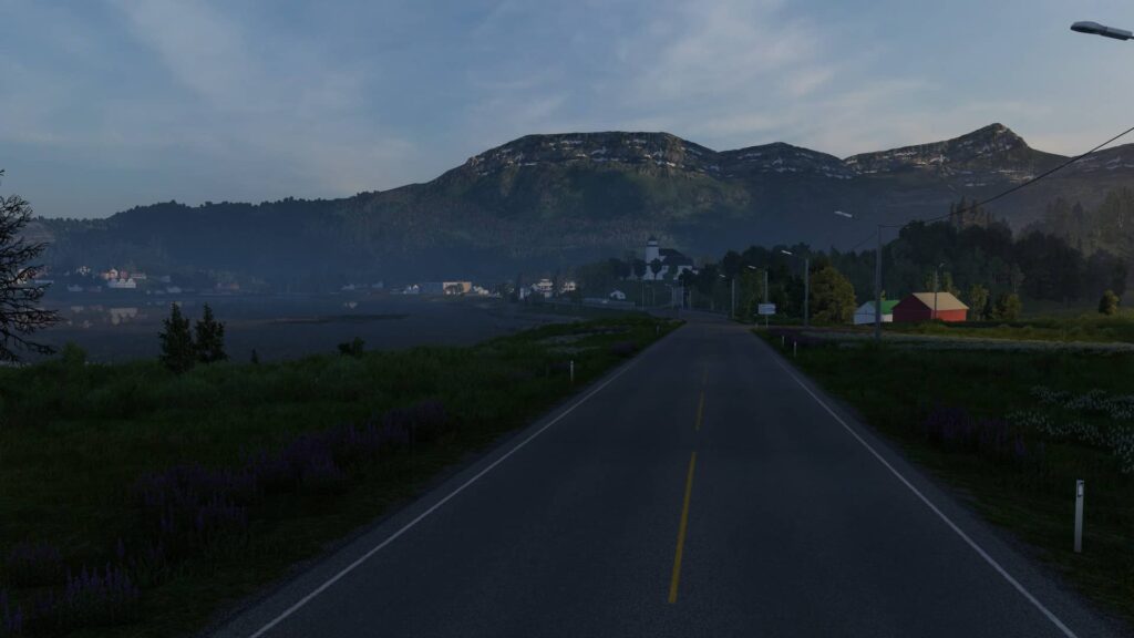 ETS2 Nordic Horizons - pohled na kostel