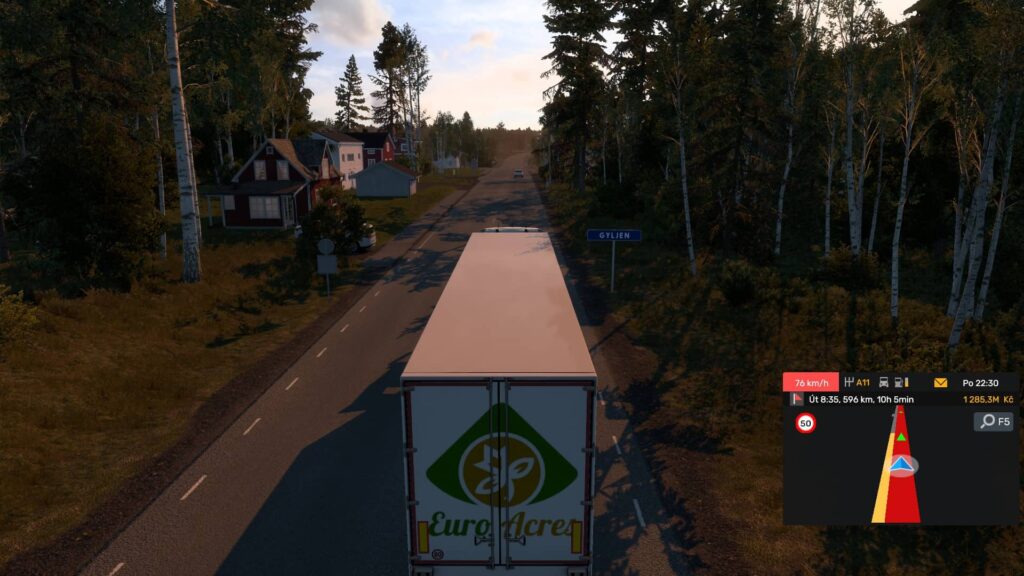 ETS2 Nordic Horizons - polární noc