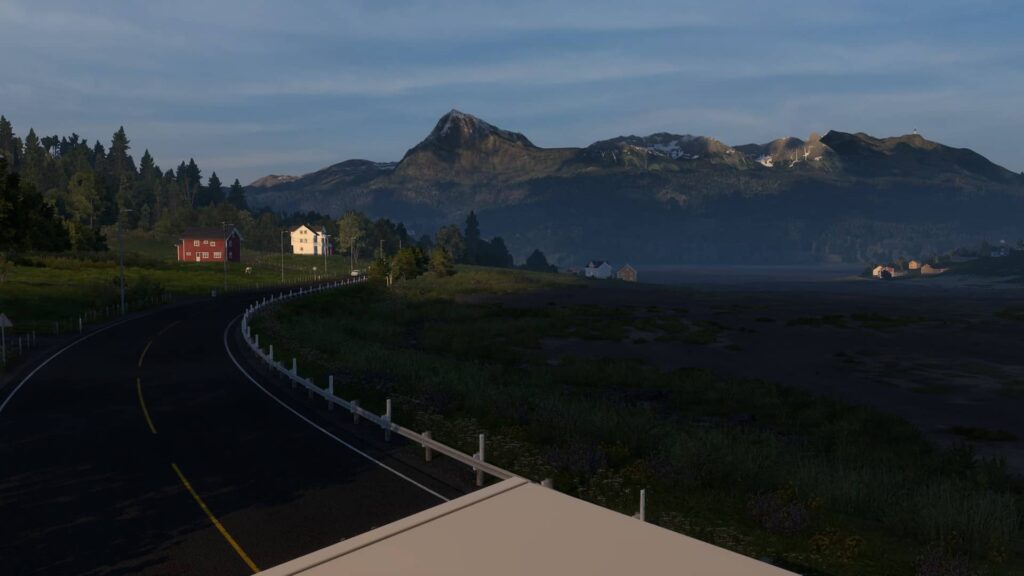 ETS2 Nordic Horizons - skalnaté hory