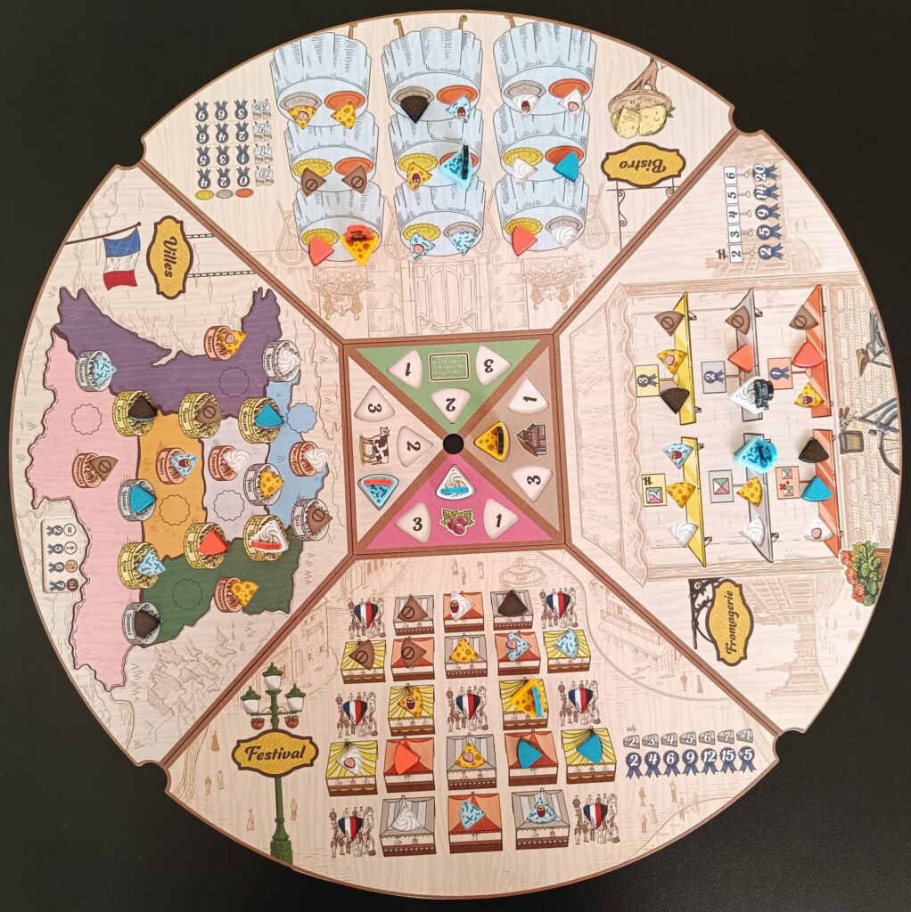 Fromage - herní plán