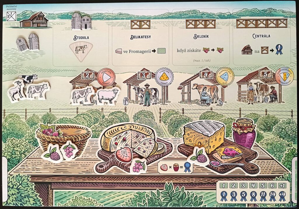Fromage - hráčská deska