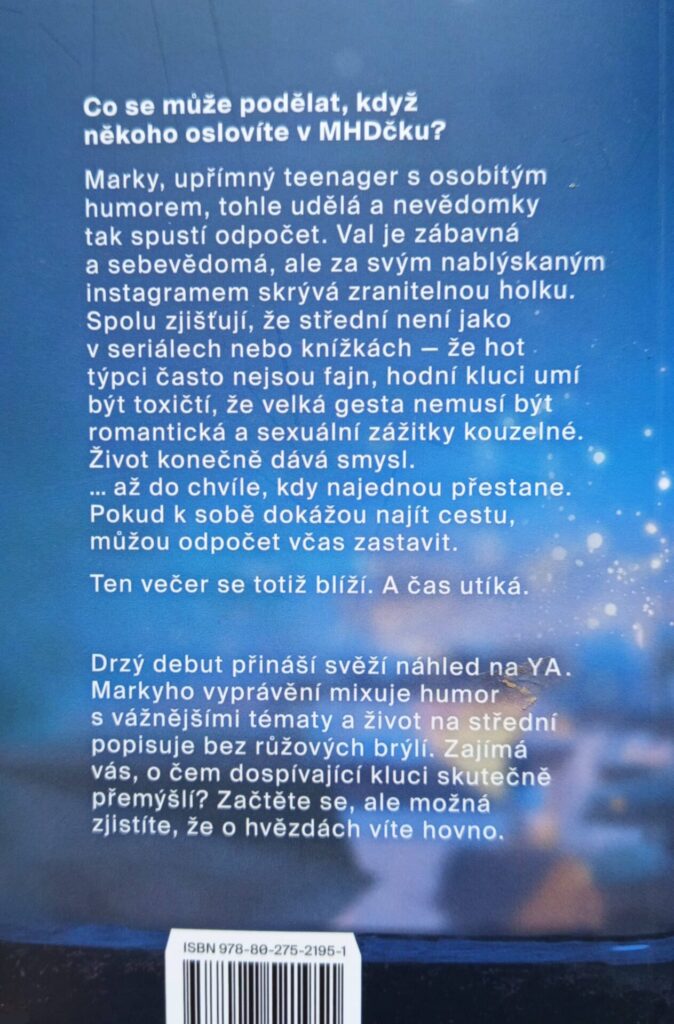 O hvězdách víš hovno - zadní strana