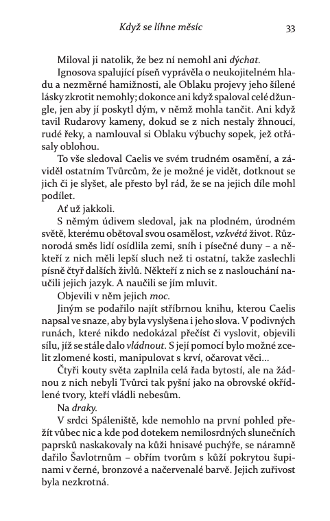 Když se líhne měsíc - ukázka 3