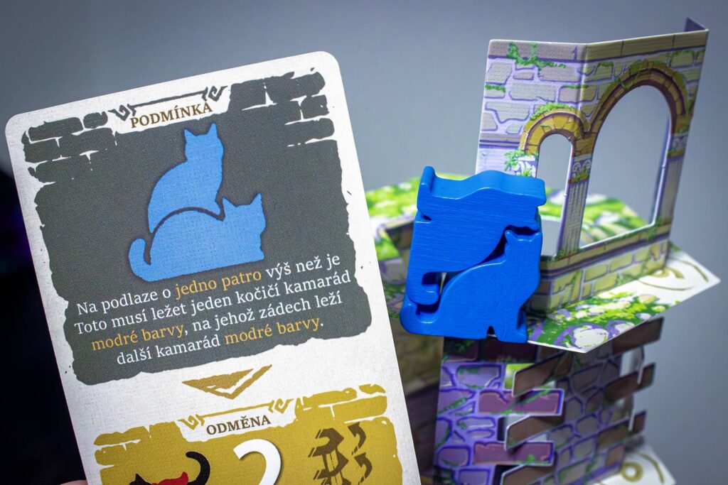 Koťátko, nespadni - podmínky karet cílů