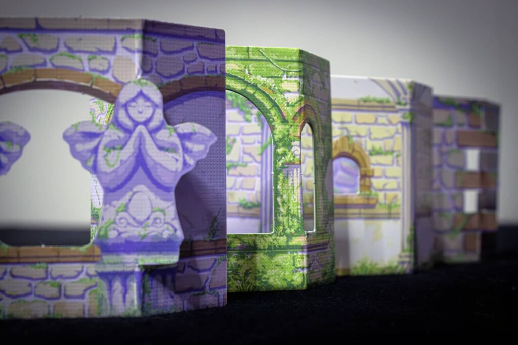 Koťátko, nespadni - rozdílná výška dílků