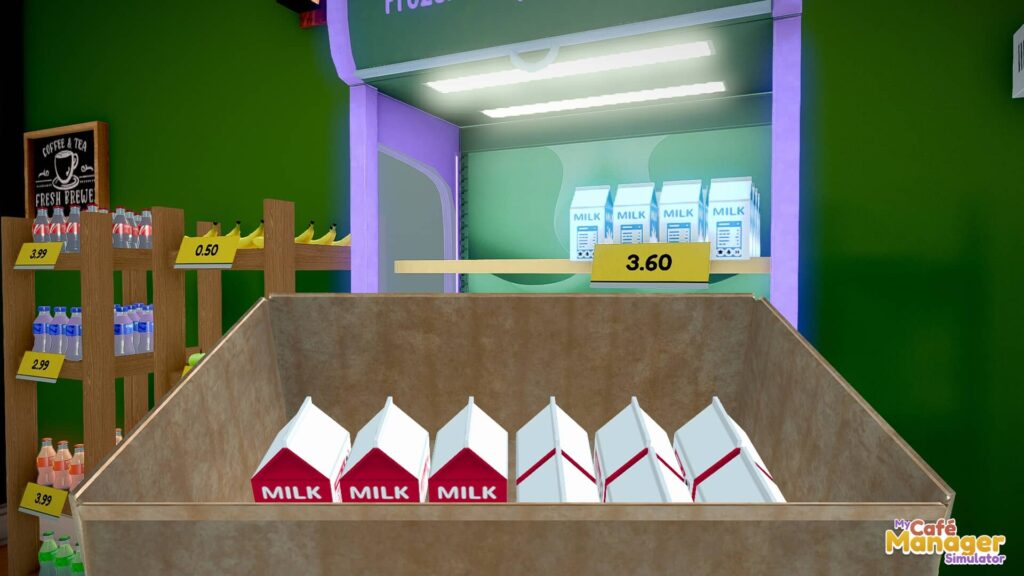 My Café Manager Simulator - doplnění zboží