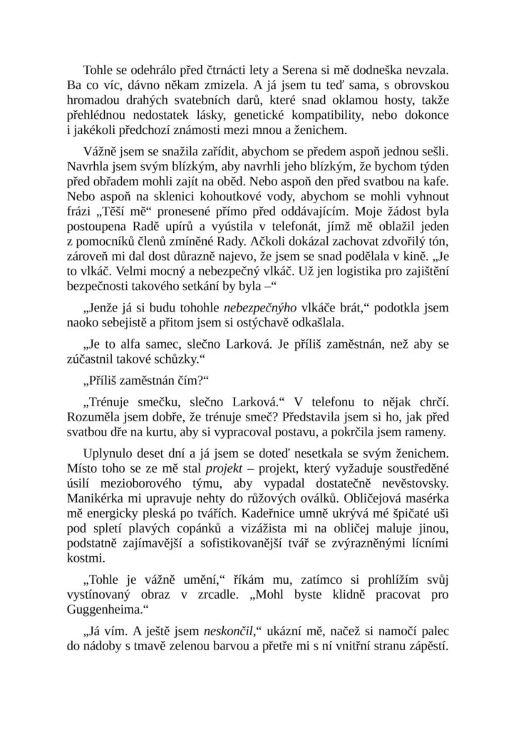 Nevěsta - ukázka 2