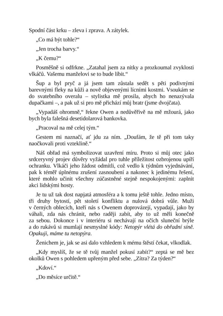 Nevěsta - ukázka 3