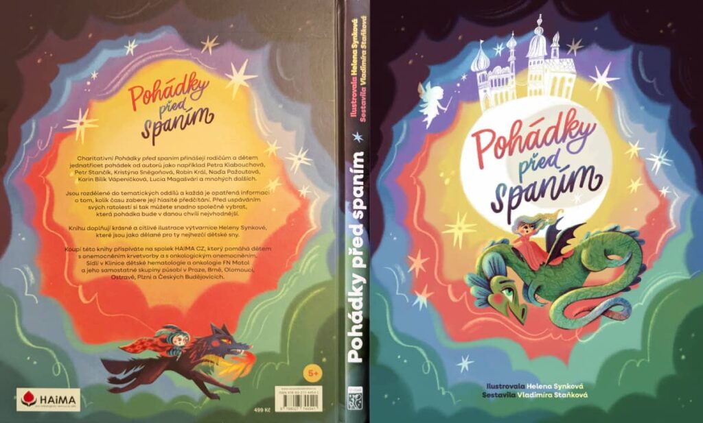 Pohádky před spaním - přední i zadní strana