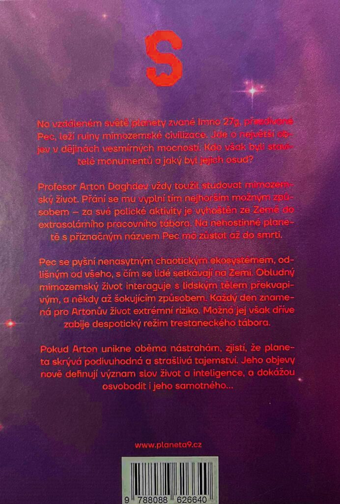 Symbiont - zadní strana