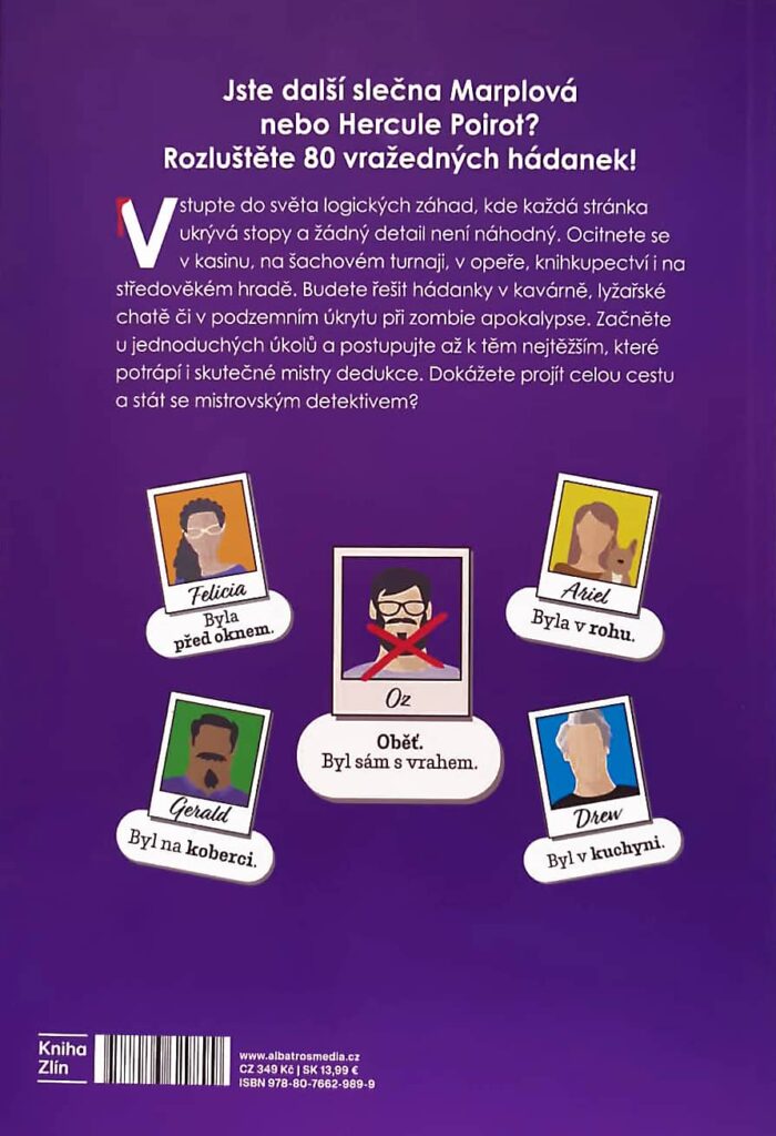 Vraždoku - zadní strana