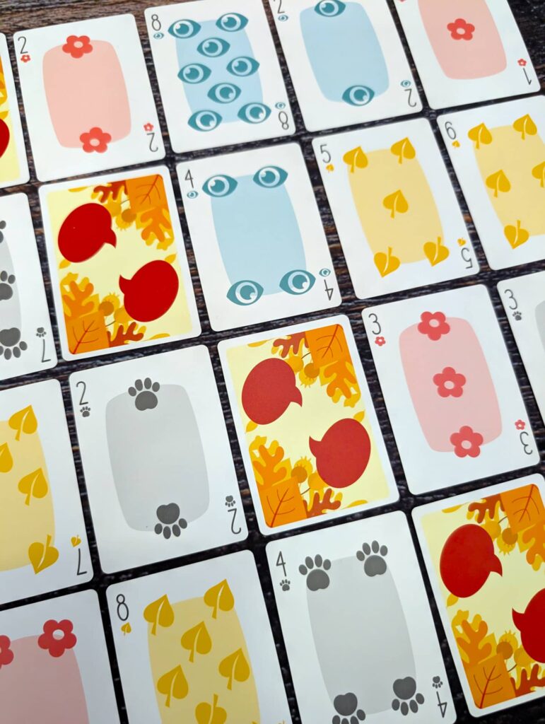 Za Severní les - hrací karty