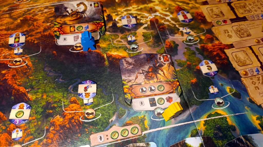 Ztracený ostrov Arnak – objevené lokality se strážcem