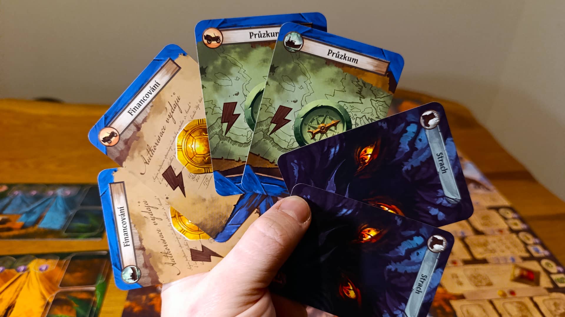 Ztracený ostrov Arnak – startovní balíček karet hráče